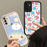 XI70 Twin Stars Casing for Samsung Galaxy A36 A56 S25 Ultra A26 5G Black White