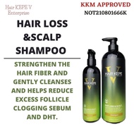 Hair kepe V Shampoo Hair Loss&Scald (dandruff/dandruff/Hair Loss/itchy Scalp)