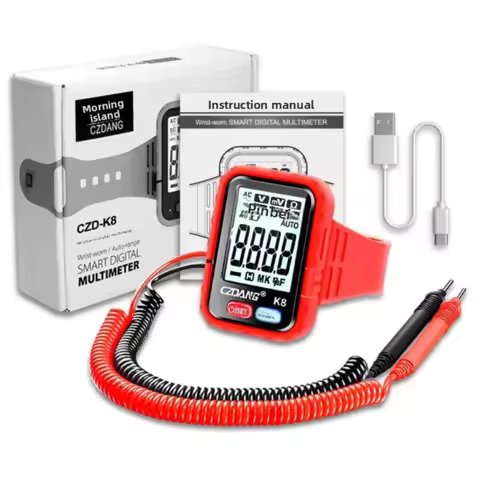 Portable Digital Wristband Multimeter Rechargeable Digital Display Rechargeable Multimeter Wristband