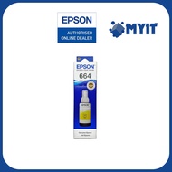 Epson T664 Black and Color Ink Bottle Original Genuine BK Cyan Magenta Cyan