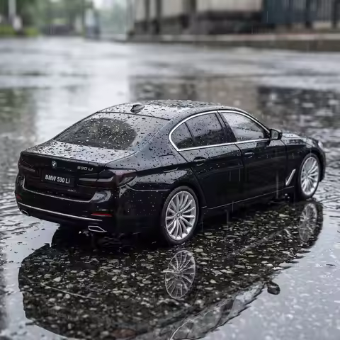 1:18 BMW 5 Series 530i 530LI Alloy Luxy Car Model Diecast Metal Vehicles Car Model Simulation Miniat