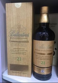 Ballantines 21 years limited edition whisky