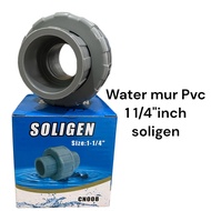 PVC WATER MUR SOLIGEN 1 1/ 4 in pipe connection/ 11/ 4" inch WATERMUR PIPE/