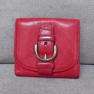 Preloved Coach Vintage Red Bifold Wallet