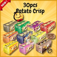 30pcs Win2 Potato Crisp Biskut [Vegetable/BBQ/Tomato/Curry/Sour Cream/Himalayan Salt]