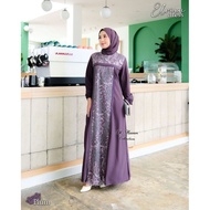 GAMIS MARINA SILK AND SABRINA MIX BRUKAT ELVIRA DRESS AL HASAN