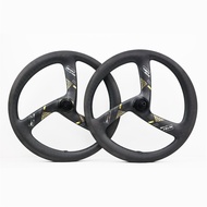 Litepro Blast Wave 16Inch 349 Carbon Fibre Wheels For Brompton Bike Central Lock Rim Brake Ceramic H