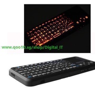 Mini iPazzport KP-810-10A 2.4G RF Wireless Handheld Keyboard Mouse Touchpad Laser Pointer Backlight