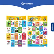 Gramedia Surabaya - Opredo 2 in 1 Smart Poster Hello Baby Dino: 123 & ABC My First