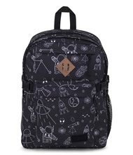 JanSport Main Campus Backpack - Travel, or Work Bag w 15-Inch Laptop Sleeve and Dual Water Bottle Po