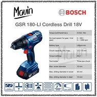 BOSCH CORDLESS DRILL DRIVER GSR 180-LI / GSR 180li