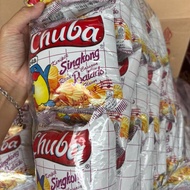 Agen distributor makanan ringan cemilan snack ciki chuba keripik singkong cassava chips rasa balado 