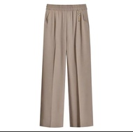 Quần trung niên nữ dài suông ống suông chất poly co giãn thu đông cho bà cho mẹ thanh lịch Q02