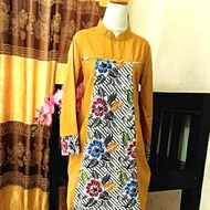 Atasan Wanita / Blouse Kombinasi Batik Fawwaz 1A