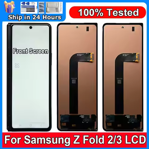 For Samsung Galaxy Z Fold2 3 LCD Display Touch Panel Digitizer Assembly Replacement 6.2“ For Samsung