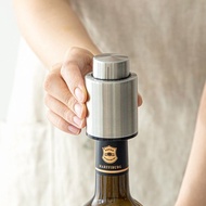 日本霜山 304不鏽鋼真空酒瓶塞(附時間紀錄刻度)