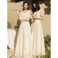 Bridesmaid Dress 2025 Autumn Female Winter Niche Sister Dress Bridesmaid Group Bridesmaid Dress Girl