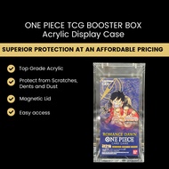 [SG 🇸🇬 Ready Stocks] NEW Acrylic Display Case One Piece Trading Card Game Booster Box OP-01 / OP-02 / OP-03 / OP-04