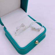 Nhẫn bạc thật nhẫn nữ mặt nơ nhỏ nạm đá xinh xắn - Kho sỉ bạc Nhất Linh