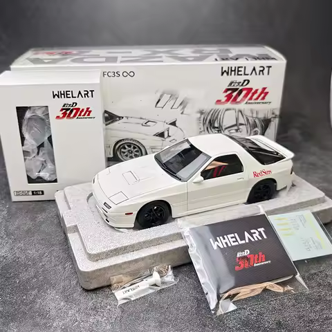 WHELART Diecast model 1/18 MZD RX-7 FC3S – 30th Anniversary Edition Metal Car model Static display c