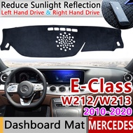 for Mercedes Benz E-Class W212 W213 Anti-Slip Mat Dashboard Cover Pad Sunshade Car Accessories E-Kla