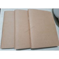 CherryCrafts A6 & B6 Mini Brown Kraft Notebook