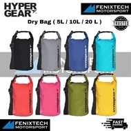 HYPERGEAR Dry Bag ( 5L / 10L / 20 L ) Waterproof Bag / Durable / Heavy Duty / Outdoor Bag 100% Origi