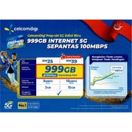 Celcom 5G Sim Card Number Prepaid Unlimited Data 999GB (for modem/phone)