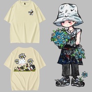 Kpop Round Neck Shirt GDragon Pattern World Tour 2025 VIP Privilege cotton 1