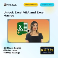 [COURSE] Udemy - Unlock Excel VBA and Excel Macros