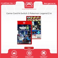Nintendo Switch 2 Pokemon Legends ZA Game Cassette