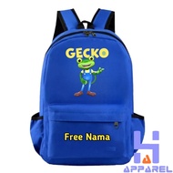 GECKO'S GARAGE CHILDREN'S BACKPACK FREE NAME