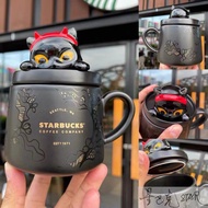 Starbucks Water Cup Cat Ceramic Mug Coffee Cup Desktop Cup