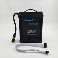 แบตเตอรี่โดรนเกษตร HEREWIN Smart 12S 16000 mAh ขั้ว AS150U แถมสายบาลานซ์ 1 เส้น