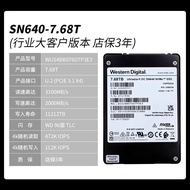 WD/Western Digital SN640 SN650 7.68T U2/U3 Enterprise SSD 8T 2.5" NVME โซลิดสเตต