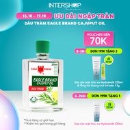 [MUA 3 GIẢM 45K] Dầu Tràm Con Ó 2 Nắp Eagle Brand Cajuput Oil 30ml hỗ trợ giữ ấm cảm cúm cho bé giảm