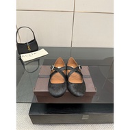 Alaia Horsehair New Style Ladies Retro Simple Ballet Flat Shoes
