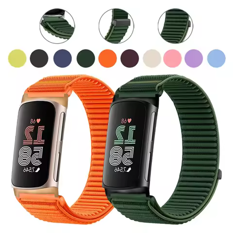 Mountain Wilderness Band Compatible with FITBIT Charge 5/6 Lightweight Breathable Strap for Fitbit C