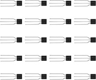 Create idea 20pcs 3-Pin 2SA970BL A970 Vintage Transistor for Audio Equipment