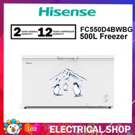 Hisense Freezer 780L FC900D4BWBP Chest Freezer / 500L FC550D4BWBG (White) Peti beku
