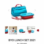 Tupperware Byo Lunch Box Set Lunch Box -Blue