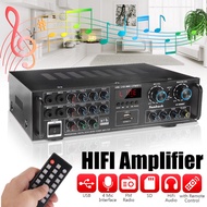 3000W HIFI Audio Power Amplifier Home Theater Karaoke Amplifier Audio Support FM USB SD with Remote Control AC 110/220V