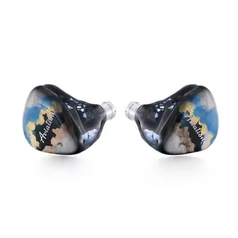 QOA Aviation Hybrid IEM Earphones with 0.78mm 2Pin Connection 3 Knowles BA+1 DD Hybrid Driver 5N OCC