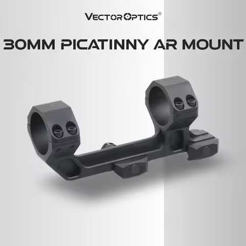 Vector Optics Double Ring Hunting Riflescope Mount Picatinny Mount 30Mm for 21Mm Picatinny Rail Base