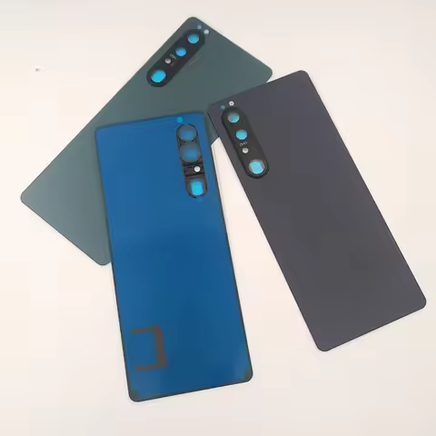 For Sony Xperia 1 III Xperia1 iii Back Battery Cover Door Repair Replacement Rear Case With Camera L