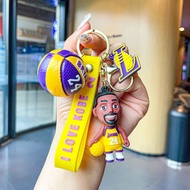 keychain mathcing keychain couple Customized Basketball Keychain Pendant Jersey Jersey Keychain Star