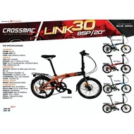 CROSSMAC Link 20/30 Folding Bike 20" Shimano 8speed Leisure and Sport Version