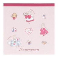 SANRIO - Marron Cream 茉莉兔 日版迷你 記事簿 便條紙 memo pad 便簽本 便籤本 兔媽媽 2023 SUN-STAR 懷舊文具系列 第二彈 Vol.2