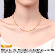 Rose Gold Plated Sterling Silver Necklace 925