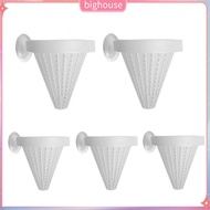  5Pcs/Set Aquarium Fish Tank Feeder Food Blood Worm Cone Funnel Feeding Tool